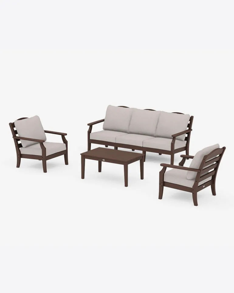 Savannah 4-Piece Deep Seating Set with Sofa