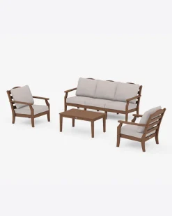 Savannah 4-Piece Deep Seating Set with Sofa