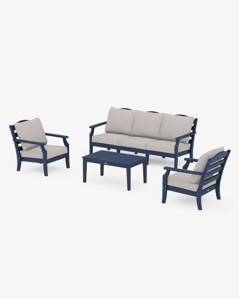 Savannah 4-Piece Deep Seating Set with Sofa