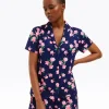 Scallop Sara Pajama Set in Magnolia Buds