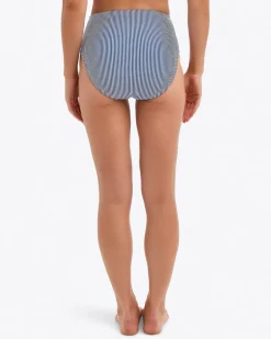 Seersucker High Waist Bottom