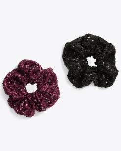 Sequin Scrunchie Set