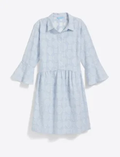 Sheena Shirtdress in Textured Stripe