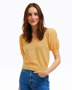 Short Sleeve Cashmere Sweater