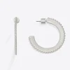 Silver Bead Hoop