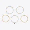 Sky Blue Stretch Bracelet Set