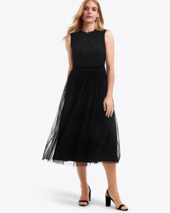 Sleeveless Dress in Tulle
