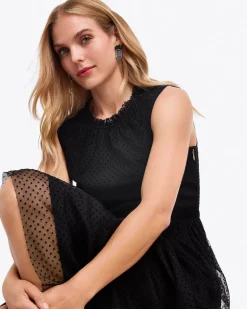 Sleeveless Dress in Tulle