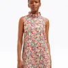 Sleeveless Lindsay Mini Dress in Coneflowers
