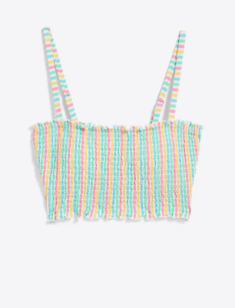 Smocked Bikini Top