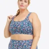 Sports Bra in Allover Ditsy Floral