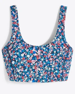 Sports Bra in Allover Ditsy Floral
