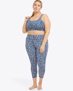 Sports Bra in Allover Ditsy Floral