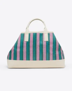 Stripe Canvas Tote