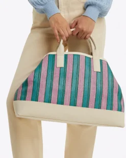 Stripe Canvas Tote