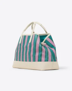 Stripe Canvas Tote