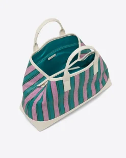 Stripe Canvas Tote