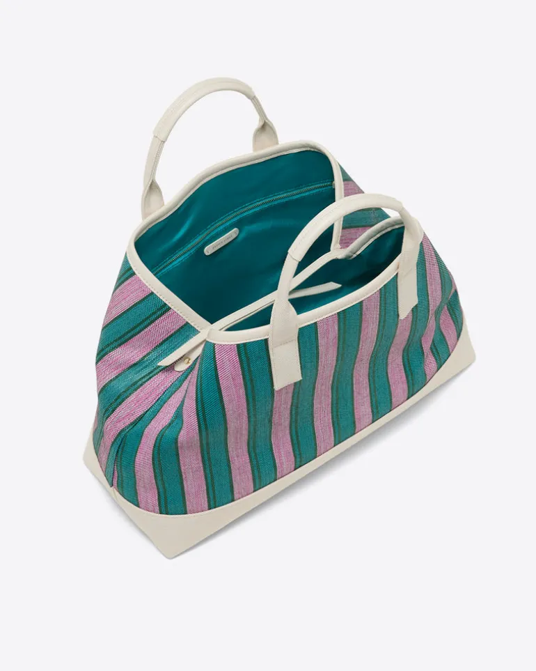 Stripe Canvas Tote