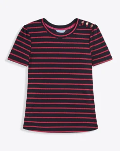 Stripe Crewneck Tee