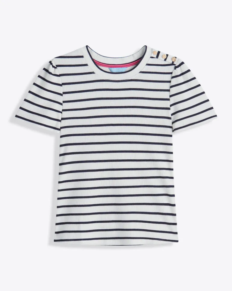 Stripe Crewneck Tee