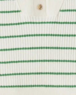 Striped Button Front Sweater