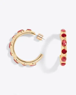 Studded Hoops