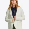 Sweater Knit Blazer in Magnolia White