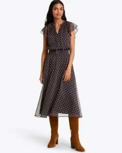 Tenille Dress in Crinkle Chiffon