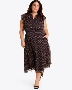 Tenille Dress in Crinkle Chiffon