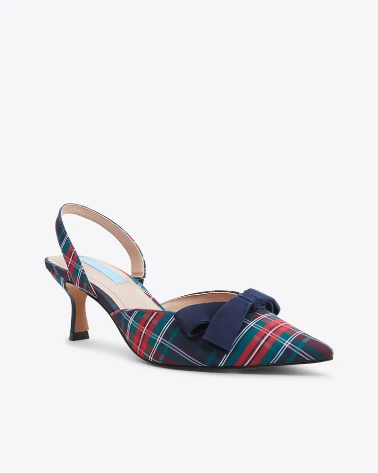 Tess Slingback in Georgia Plaid