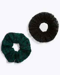 Tulle and Lace Scrunchie Set