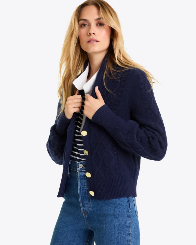 Tuxedo Cardigan Sweater