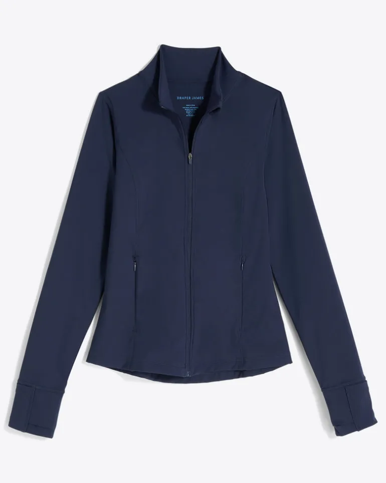 Warm Up Jacket in Navy