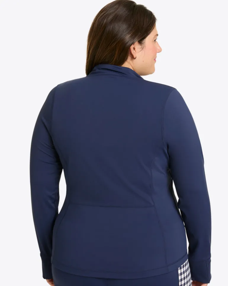 Warm Up Jacket in Navy