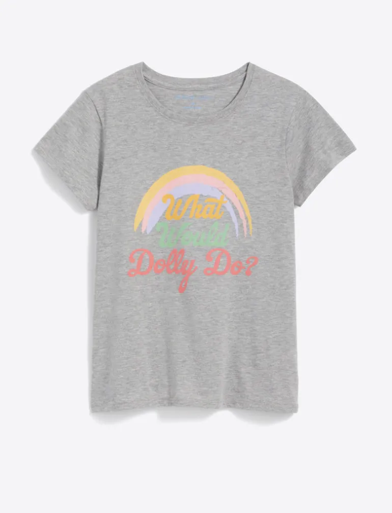 What Would Dolly Do Rainbow T-Shirt