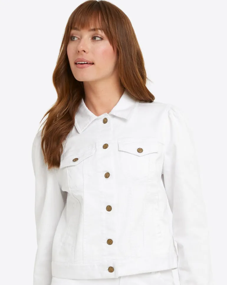 White Denim Jacket