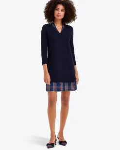 Wool and Cotton Combo Sweaterdress