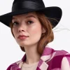 Wool Fedora with Scarf